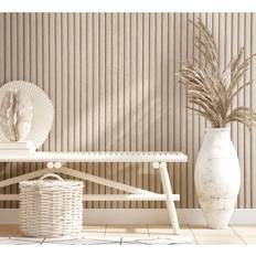 Galerie Noordwand tapet Botanica Wooden Slats beige