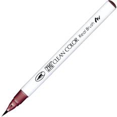 Penseltusser Zig 6 stk. Penseltusser Clean Color Pensel Pen 206 Dark Peony