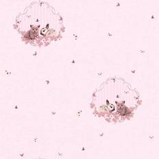 Wallpapers Profhome 355641-GU Children wallpaper wall matt pink fuchsia 5.33 m2 (57 ft2)