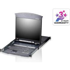 Aten 8-Port 17 Inch LCD CAT5e/6 KVM Switch