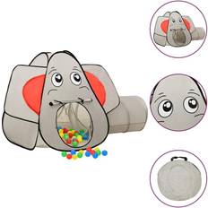 vidaXL Elephant Children Play Tent Grey 174x86x101 cm