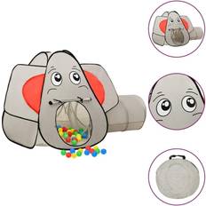Elefanter Udendørs legetøj vidaXL Legetelt til børn 174x86x101 cm elefant grå