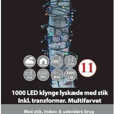 Multifarvet klynge Lyskæde