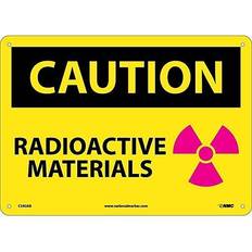 Caution Signs; Radioactive Materials, Graphic 10X14, .040