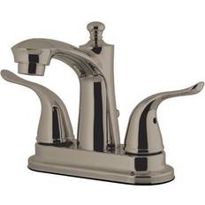 Taps Kingston Brass FB762.YL Yosemite Faucet Pop-Up Drain Faucet Brushed Nickel