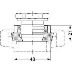 Danfoss adapter Danfoss Adapter Dn40 Til Mbs4510