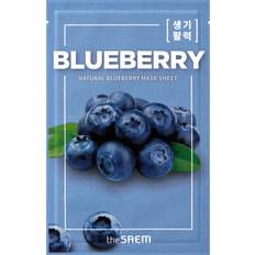 The Saem Natural Mask Sheet Blueberry Återvitaliserande ansiktsmasksduk