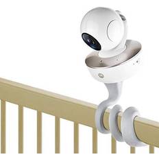 Child Safety iTODOS Baby Monitor Mount for Arlo,Owlet,Goodbaby,Hellobaby,ANMEATE, Vtech,Motorola Baby Monitor and Most Universal Monitors Camera, Versatile Twist Mount Without Tools or Wall Damage- Gray