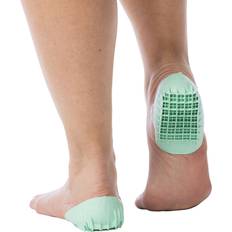 Tuli's Tuli's Heavy Duty Heel Cups, Cushion Insert for Shock Absorption, Plantar Fasciitis, Sever’s Disease and Heel Pain, Green 1 Pair, Large