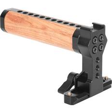 Camera grips CAMVATE NATO Top Handle Wooden Grip with 70mm Safety Rail Cold Cage Rig