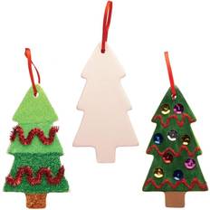 Brown Christmas Tree Ornaments Baker Ross AW986 av Christmas Tree Ornament