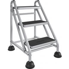 Cosco 3 step ladder Cosco 3-Step Rolling Step Ladder, Black