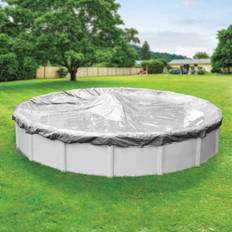 Swimming Pools & Accessories Pool Mate Advanced Waterproof Extra-Strength 12 ft. Round Silver Winter Cover