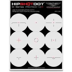 Thumb Grips HipShotDot D-Series Pro Pack 1.0 - Reusable Transparent Aim Sight Assist Decals Decal Compatible