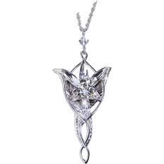 Acier Inoxydable Breloques et Pendentifs The Noble Collection Lord of the Rings Arwen Evenstar Pendant Necklace - Silver/Transparent