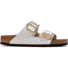 Birkenstock Arizona Big Buckle Birko-Flor - Graceful Pearl White