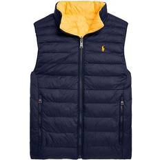 S Westen Polo Ralph Lauren Classic Reversible Down Vest - Navy/Yellow