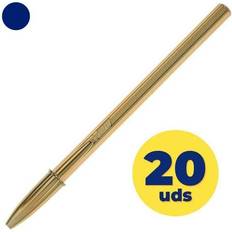 Stylos à bille Bic Cristal Celebrate Ballpoint Pen Blue (Pack of 20)