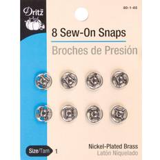 Snap Fasteners Dritz 8 Sew-On Snaps Size 1