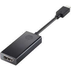 HP USB-C to HDMI Adapter USB-C HDMI Black