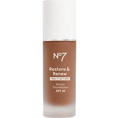 No7 Restore & Renew Serum Foundation Chestnut chestnut