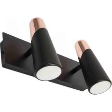 Faro black copper Wall light