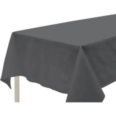 Polyester Chiffons & Tissus Anti-Tâches Rectangle 140x240 cm Alix Anthracite Nappe Gris