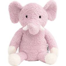 NatureZoo Gosedjur 30 cm Teddyfleece Elefant Rosa One Size Gosedjur