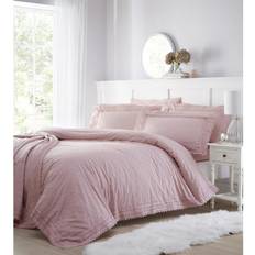 Portfolio Home Broderie Anglaise Duvet Cover Pink