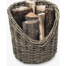 Ivyline Wicker Log Round 40Cm Basket