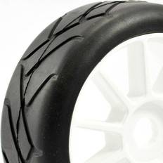 Iron x 1:8th Premounted Slick Tyres 'Grid Iron/10 Spoke' FAST0013