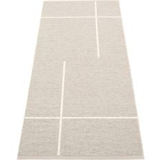 Beige - Utomhusmattor Pappelina Fred matta 70x180 linen Beige, Grå cm