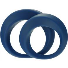 Perfect Twist Cock Ring Set Blue Os