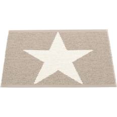 Pappelina Viggo Gulvløber, Mud/vanilla Brun, Beige, Hvid cm
