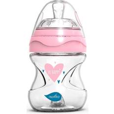 Nuvita Sutteflasker Nuvita Anti-kolik Glasflaske Pink 140 ml