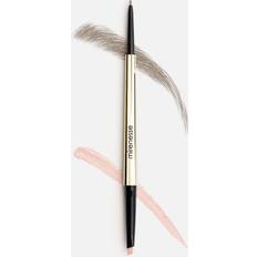 Mirenesse Cosmetics Mirenesse All Day Micro Brow Pencil Highlight Definer Crayon- Eyebrow silver One Size