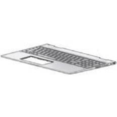 HP L20746-051, Kabinetbase + tastatur, Fransk, Baggrundsbelyst