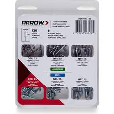 Silver Rivets Arrow 1/8 Aluminum Rivet Set Silver 120