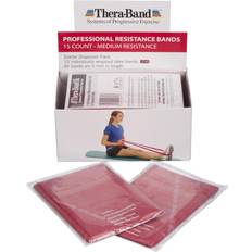 Theraband TheraBand Professional Latex Resistance Bands 5 Foot 15 Count Medium Beginner Level 3