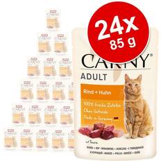 Kattemad Animonda Carny 24x85g Kylling + Tun Pouch kattemad våd