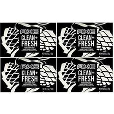 Axe Savons solides Axe Clean + Fresh Face & Body Soap - 4 x 100 g