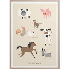 Kunskaps Tavlan At The Farm Poster 30x40cm