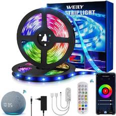 RGB WiFi 7.5m LED bånd 2stk