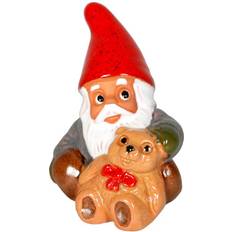 Rolf berg keramik Rolf Berg Micro Santa with Teddy Bear Prydnadsfigur 6cm