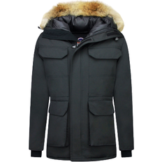 Echt bont Jassen Matogla Expedition Parka Men - Black