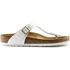 Birkenstock Gizeh Birko-Flor Patent - Patent White