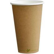 Grøn Plastikkrus Catersource kaffebæger 40 cl Ø90mm Bionedbrydelig brun