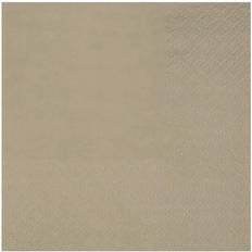 Gray Paper Napkins Cocktails servietter 25 stk. Taupe