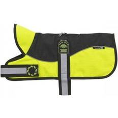 Animate Reflective Black Hi-Viz Padded Harness Dog Coat