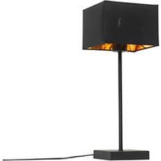 QAZQA Sort Bordlamper QAZQA Moderne sort stofskærm Bordlampe
